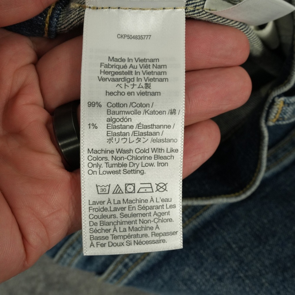 Madewell The Pencil Jean Womens 29(31x29.5) Blue High Rise Slim Straight - Picture 14 of 16